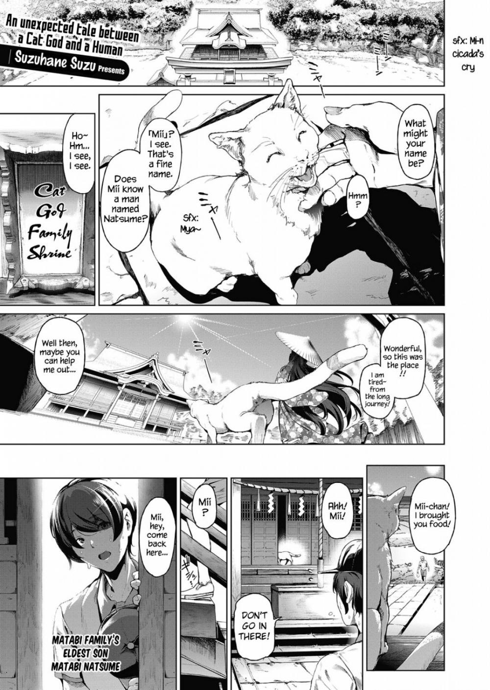 Hentai Manga Comic-Boy Meets Cat Goddess-Chapter 1-1